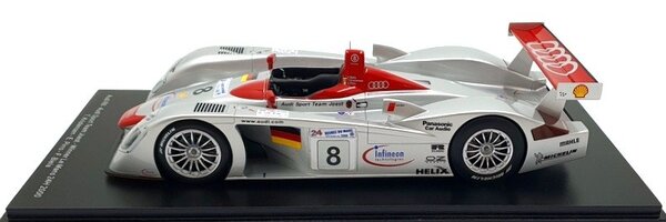 Audi Audi R8 #8 Winner 24H Le Mans 2000 - 1:18 - Spark Audi Audi R8 #8 Winner 24H Le Mans 2000 - 1:18 - Spark