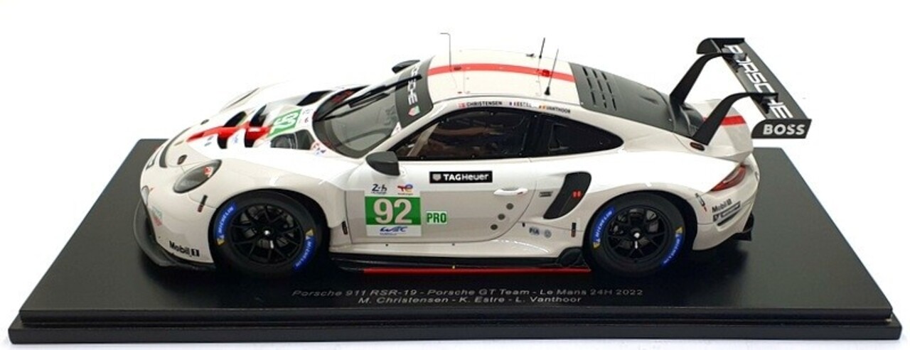 Porsche Porsche 911 RSR #92 24H Le Mans 2022 - 1:18 - Spark Porsche Porsche 911 RSR #92 24H Le Mans 2022 - 1:18 - Spark