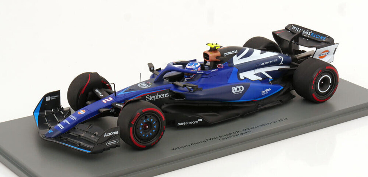 Formule 1 Williams F1 #2 British GP (Williams 800th GP) Logan Sargeant - 1:18 - Spark