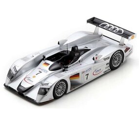 Audi Audi R8 #7 3rd 24H Le Mans 2000 - 1:18 - Spark Audi Audi R8 #7 3rd 24H Le Mans 2000 - 1:18 - Spark