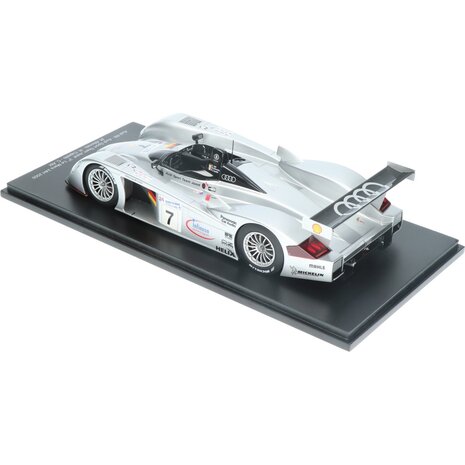 Audi Audi R8 #7 3rd 24H Le Mans 2000 - 1:18 - Spark Audi Audi R8 #7 3rd 24H Le Mans 2000 - 1:18 - Spark