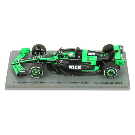 Sauber Sauber C44 #77 Team Stake Kick GP Abu Dhabi 2024 (V.Bottas) 'Last Race' - 1:43 - Spark Sauber Sauber C44 #77 Team Stake Kick GP Abu Dhabi 2024 (V.Bottas) 'Last Race' - 1:43 - Spark