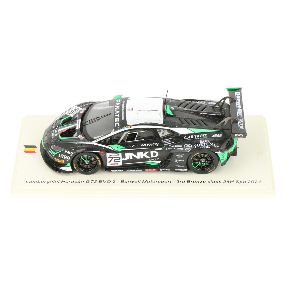 Lamborghini Lamborghini Huracán GT3 #72 3rd Bronze Class 24H Spa 2024 - 1:43 - Spark Lamborghini Lamborghini Huracán GT3 #72 3rd Bronze Class 24H Spa 2024 - 1:43 - Spark