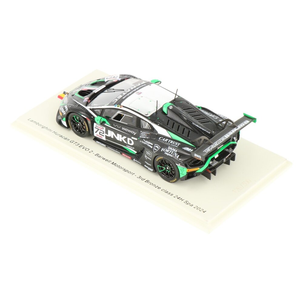 Lamborghini Lamborghini Huracán GT3 #72 3rd Bronze Class 24H Spa 2024 - 1:43 - Spark Lamborghini Lamborghini Huracán GT3 #72 3rd Bronze Class 24H Spa 2024 - 1:43 - Spark