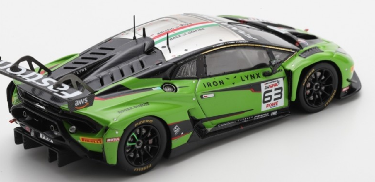 Lamborghini Lamborghini Huracán GT3 #63 24H Spa 2024 - 1:43 - Spark Lamborghini Lamborghini Huracán GT3 #63 24H Spa 2024 - 1:43 - Spark