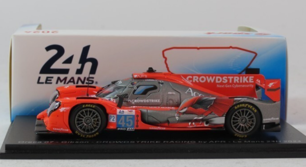 Oreca Oreca 07 Gibson #45 Crowdstrike Racing 24H Le Mans 2024 - 1:43 - Spark Oreca Oreca 07 Gibson #45 Crowdstrike Racing 24H Le Mans 2024 - 1:43 - Spark