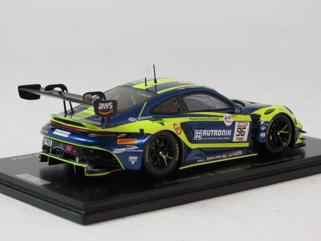 Porsche Porsche 911 GT3 R #96 9th 24H Spa 2024 - 1:43  - Spark