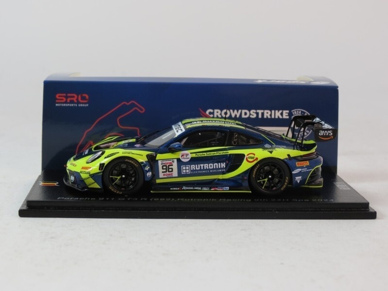 Porsche Porsche 911 GT3 R #96 9th 24H Spa 2024 - 1:43  - Spark