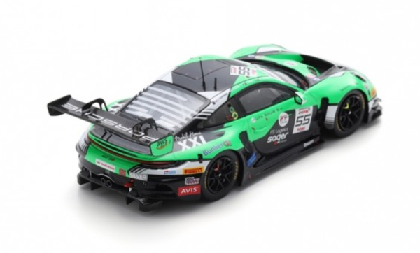 Porsche Porsche 911 GT3 R #55 Dinamic GT 2nd Silver Class 24H Spa 2024 - 1:43  - Spark Porsche Porsche 911 GT3 R #55 Dinamic GT 2nd Silver Class 24H Spa 2024 - 1:43  - Spark