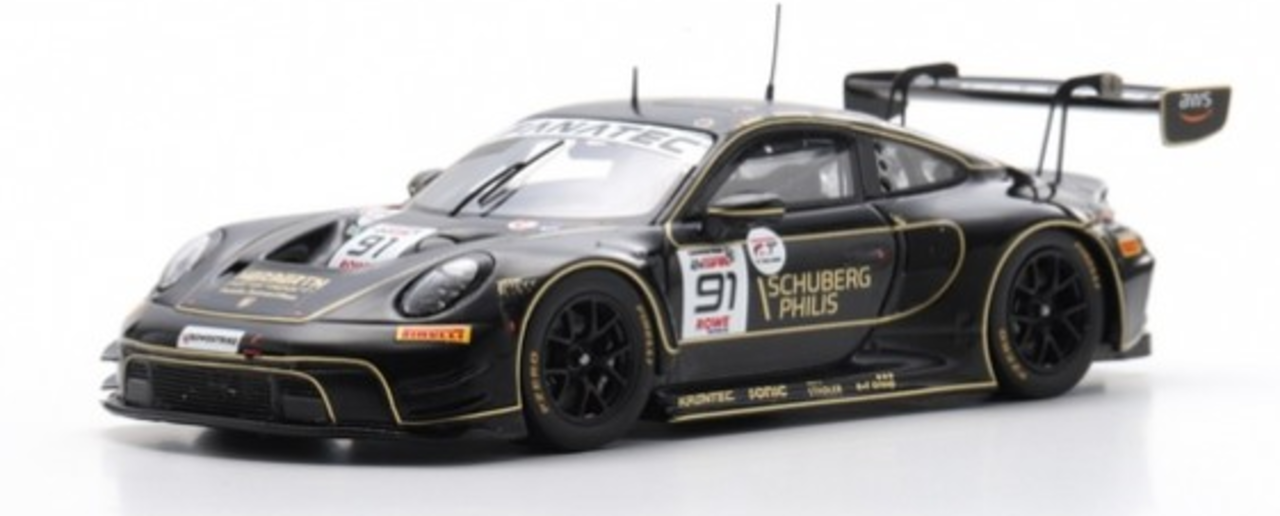 Porsche Porsche 911 GT3 R #91 Herberth Motorsport 24H Spa 2024 - 1:43 - Spark Porsche Porsche 911 GT3 R #91 Herberth Motorsport 24H Spa 2024 - 1:43 - Spark