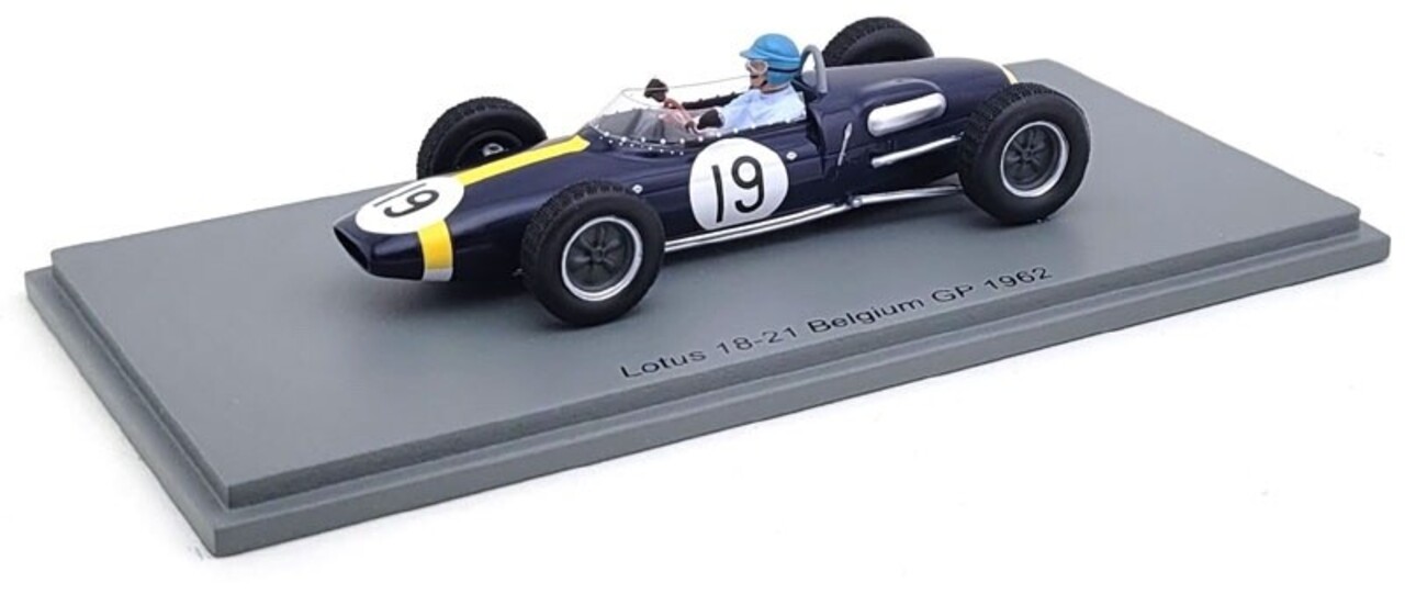 Formule 1 Lotus 18-21 #19 GP Belgium 1962 - 1:43 - Spark Formule 1 Lotus 18-21 #19 GP Belgium 1962 - 1:43 - Spark