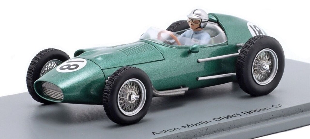 Formule 1 Aston Martin DBR5 #18 British GP 1960 - 1:43 - Spark Formule 1 Aston Martin DBR5 #18 British GP 1960 - 1:43 - Spark