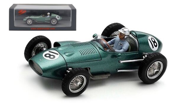 Formule 1 Aston Martin DBR5 #18 British GP 1960 - 1:43 - Spark Formule 1 Aston Martin DBR5 #18 British GP 1960 - 1:43 - Spark