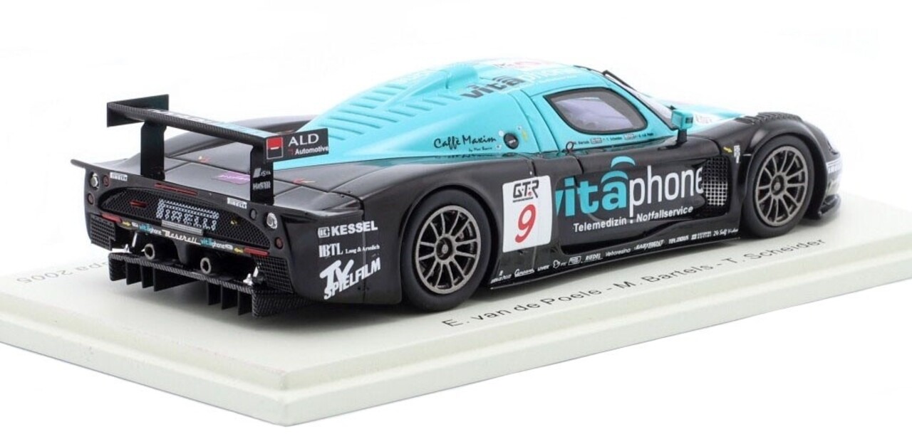 Maserati Maserati MC12 GT1 #9 Vitophone Racing Team Winner 24H Spa 2005  - 1:43 - Spark Maserati Maserati MC12 GT1 #9 Vitophone Racing Team Winner 24H Spa 2005  - 1:43 - Spark