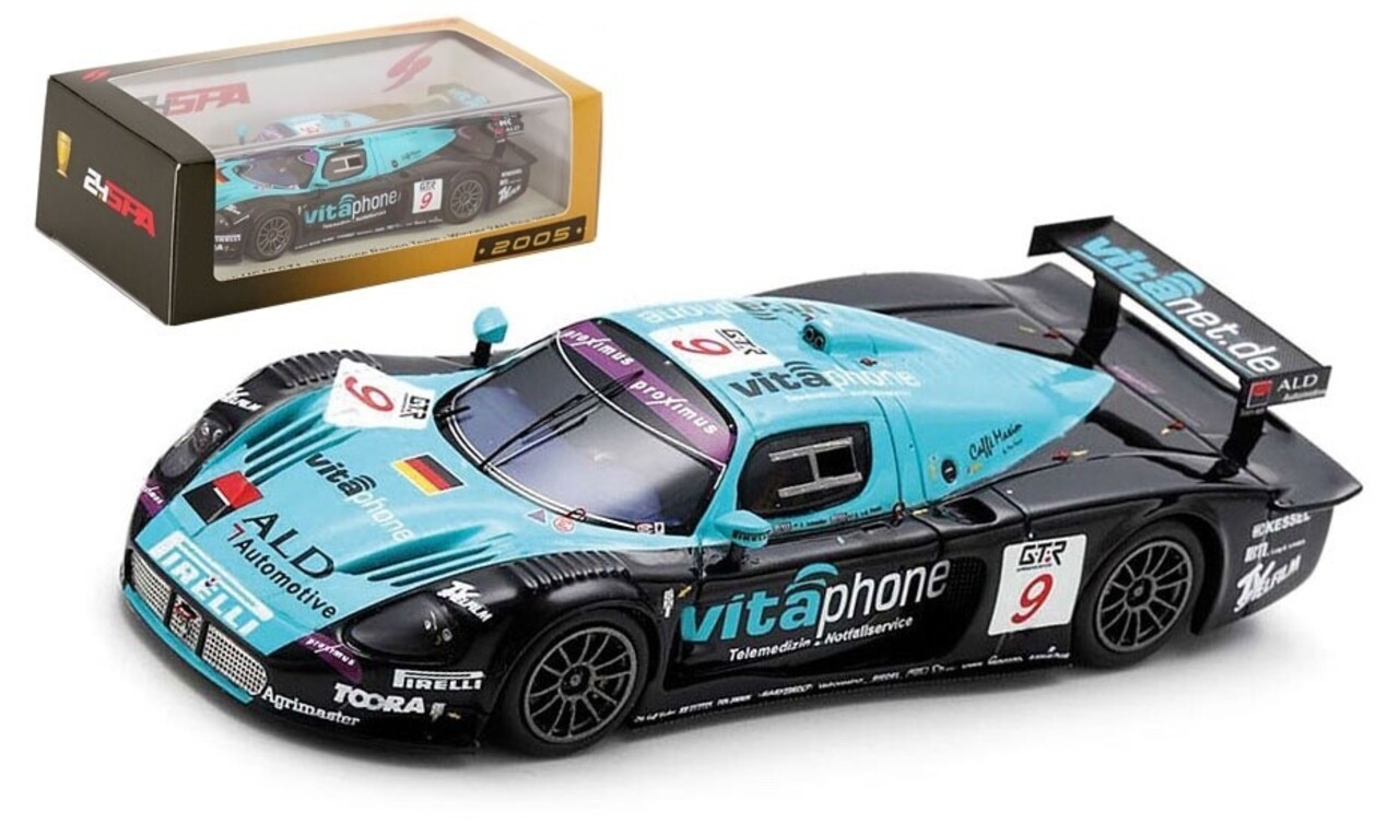 Maserati Maserati MC12 GT1 #9 Vitophone Racing Team Winner 24H Spa 2005  - 1:43 - Spark Maserati Maserati MC12 GT1 #9 Vitophone Racing Team Winner 24H Spa 2005  - 1:43 - Spark