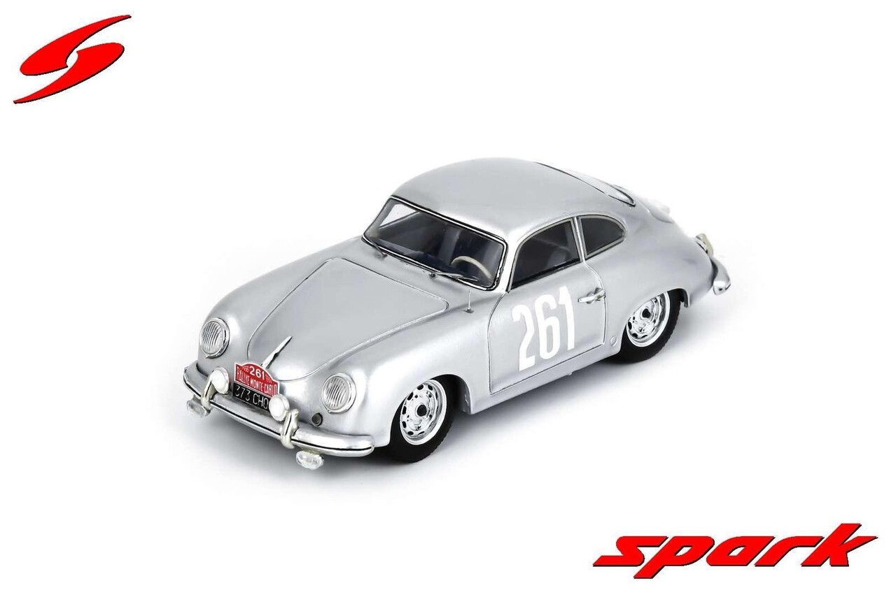 Porsche Porsche 356 1500 #261 Rally Monte Carlo 1955 - 1:43  - Spark Porsche Porsche 356 1500 #261 Rally Monte Carlo 1955 - 1:43  - Spark
