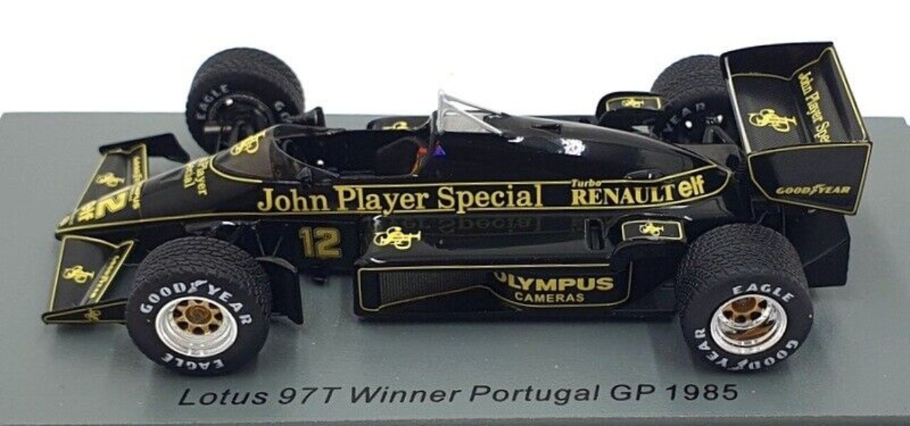 Formule 1 Lotus 97T #12 Winner GP Portugal 1985 - 1:43 - Spark Formule 1 Lotus 97T #12 Winner GP Portugal 1985 - 1:43 - Spark