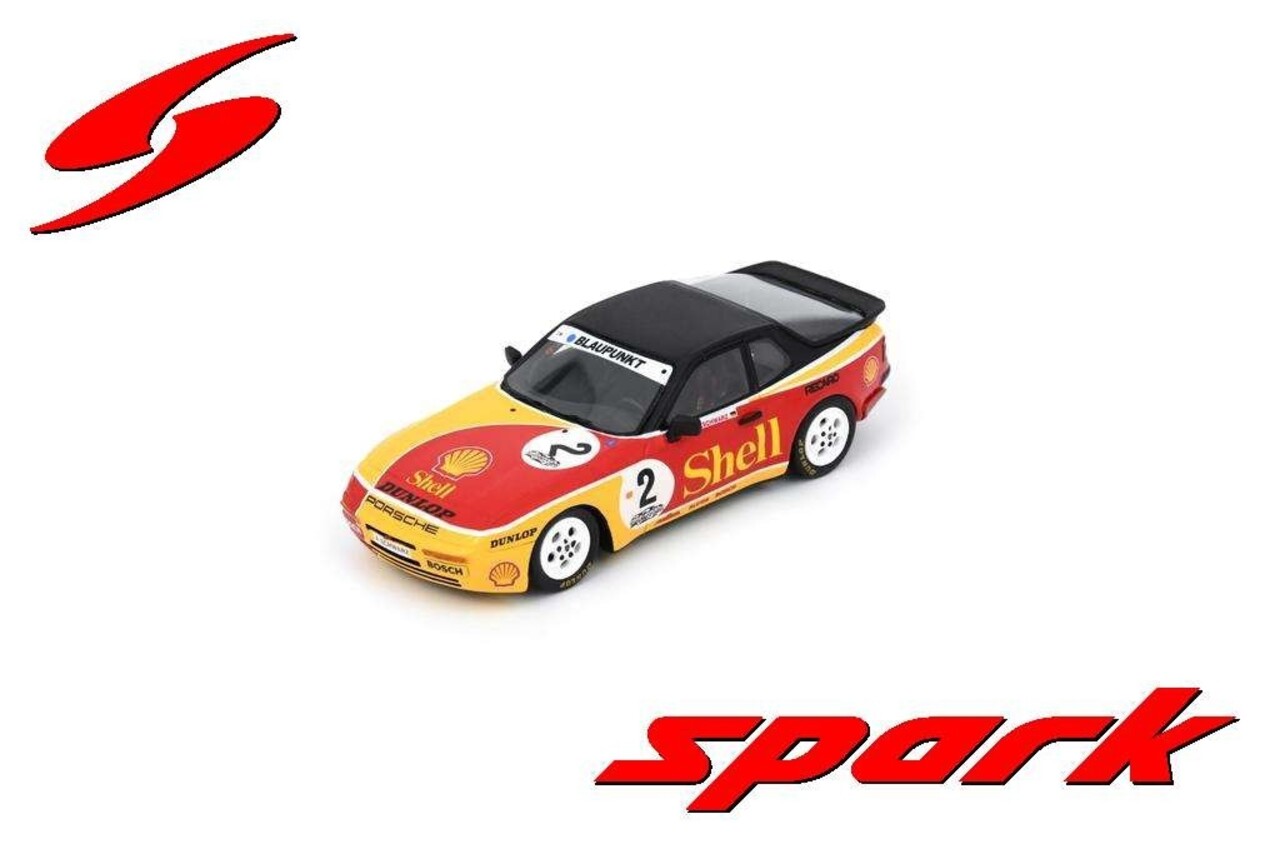 Porsche Porsche 944 Turbo Cup #2 Germany 1988  - 1:43  - Spark Porsche Porsche 944 Turbo Cup #2 Germany 1988  - 1:43  - Spark