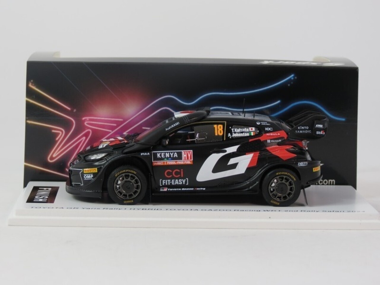 Toyota Toyota Yaris Rally 1 Hybrid  #69 Winner Safari Rally 2024  - 1:43 - Spark