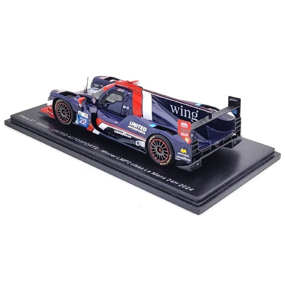 Oreca Oreca 07 Gibson #22 United Autosports Winner LMP2 24H Le Mans 2024 - 1:43 - Spark