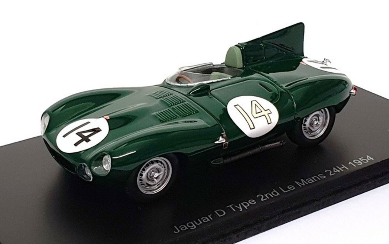 Jaguar Jaguar D Type #14 2nd 24H Le Mans 1954 - 1:43 - Spark