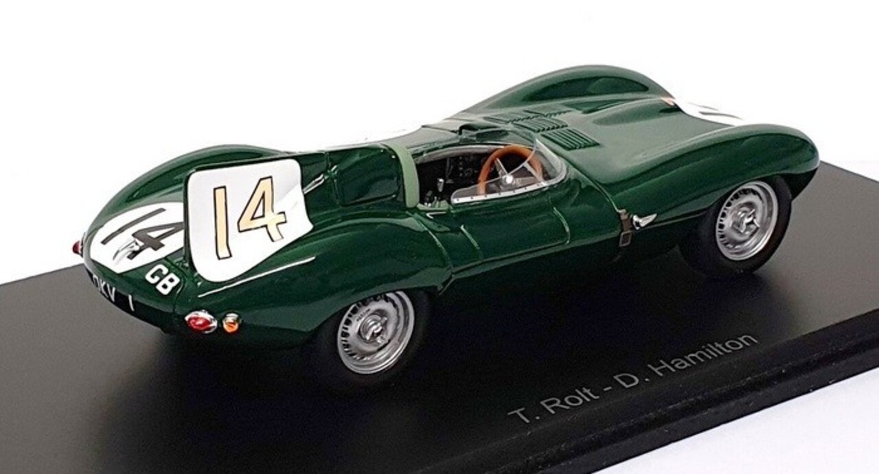 Jaguar Jaguar D Type #14 2nd 24H Le Mans 1954 - 1:43 - Spark