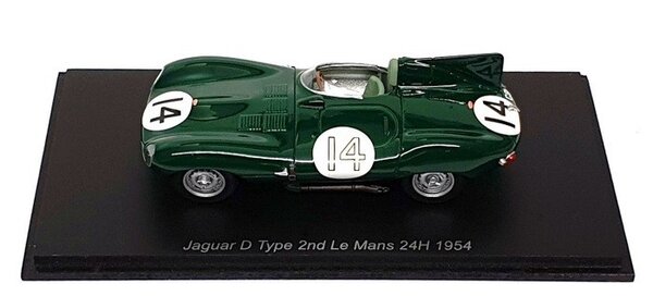 Jaguar Jaguar D Type #14 2nd 24H Le Mans 1954 - 1:43 - Spark