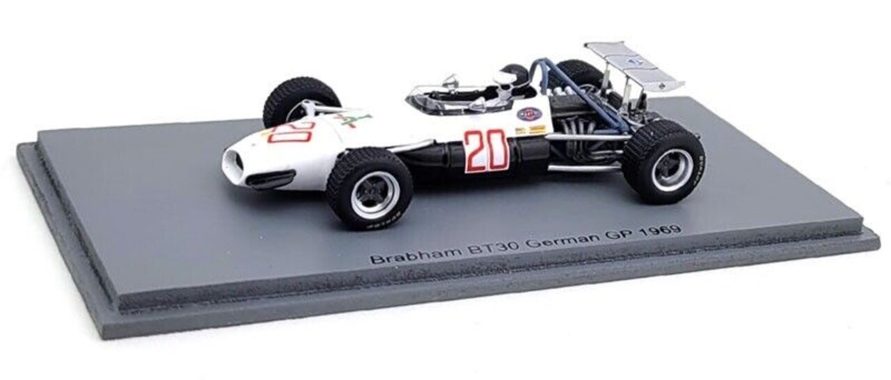 Formule 1 Brabham BT30 #20 GP Germany 1969 - 1:43 - Spark Formule 1 Brabham BT30 #20 GP Germany 1969 - 1:43 - Spark