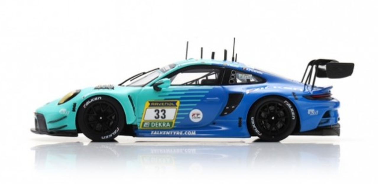 Porsche Porsche 911 GT3 R #33 Falken 6th 24H Nürburgring 2024 - 1:43 - Spark Porsche Porsche 911 GT3 R #33 Falken 6th 24H Nürburgring 2024 - 1:43 - Spark