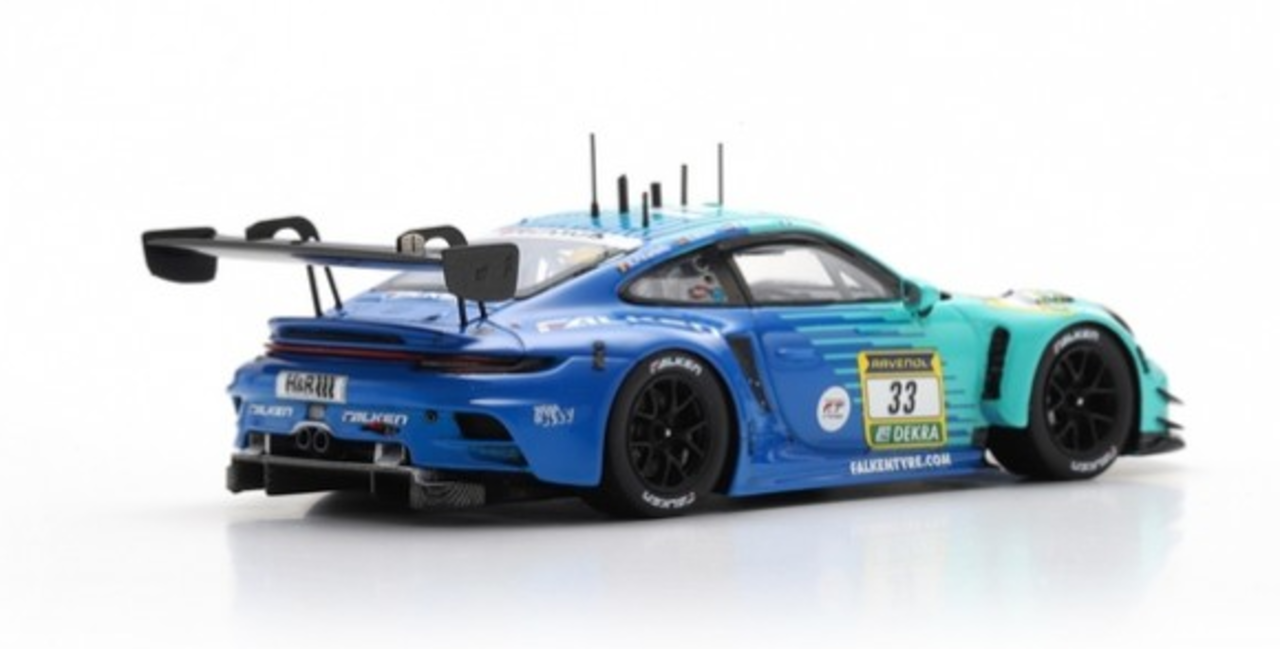 Porsche Porsche 911 GT3 R #33 Falken 6th 24H Nürburgring 2024 - 1:43 - Spark Porsche Porsche 911 GT3 R #33 Falken 6th 24H Nürburgring 2024 - 1:43 - Spark