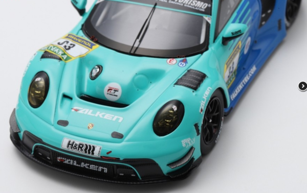 Porsche Porsche 911 GT3 R #33 Falken 6th 24H Nürburgring 2024 - 1:43 - Spark Porsche Porsche 911 GT3 R #33 Falken 6th 24H Nürburgring 2024 - 1:43 - Spark