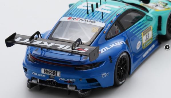 Porsche Porsche 911 GT3 R #33 Falken 6th 24H Nürburgring 2024 - 1:43 - Spark Porsche Porsche 911 GT3 R #33 Falken 6th 24H Nürburgring 2024 - 1:43 - Spark