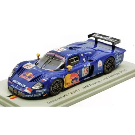 Maserati Maserati MC12 GT1 #15 JMB Racing 2nd 24H Spa 2005  - 1:43 - Spark Maserati Maserati MC12 GT1 #15 JMB Racing 2nd 24H Spa 2005  - 1:43 - Spark