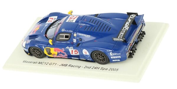 Maserati Maserati MC12 GT1 #15 JMB Racing 2nd 24H Spa 2005  - 1:43 - Spark Maserati Maserati MC12 GT1 #15 JMB Racing 2nd 24H Spa 2005  - 1:43 - Spark
