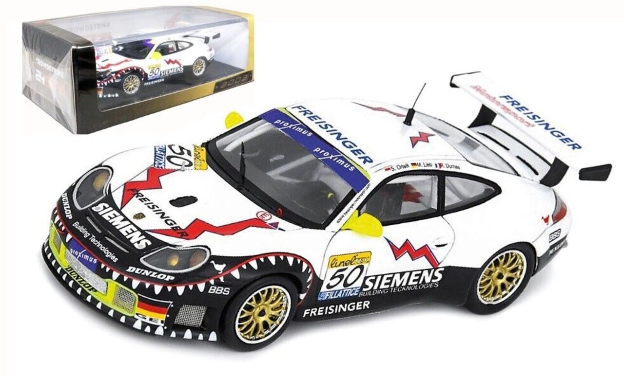 Porsche Porsche 911/996 GT3 RSR #50 Freisinger Motorsport Winner 24H Spa 2003 - 1:43 - Spark Porsche Porsche 911/996 GT3 RSR #50 Freisinger Motorsport Winner 24H Spa 2003 - 1:43 - Spark