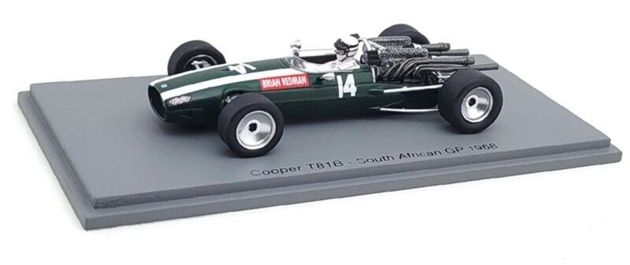 Formule 1 Cooper T81B #14 GP South Africa 1968 - 1:43 - Spark