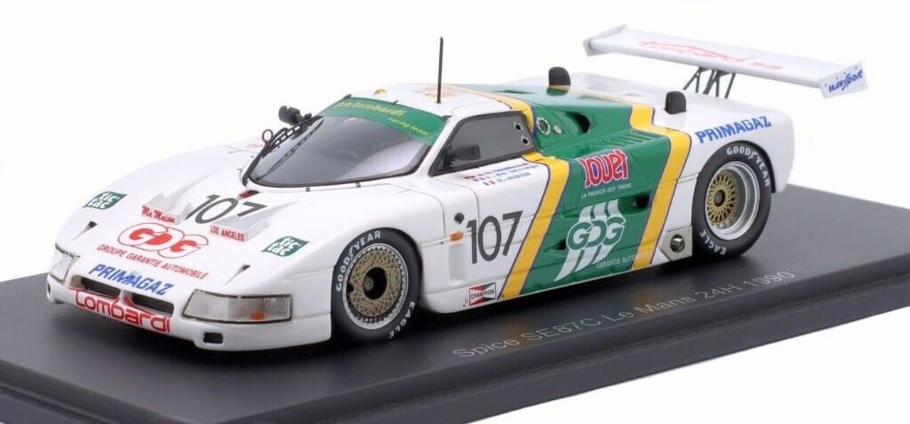 Spice Spice SE87C V8 3.3L #107 Team P.A.Lombardi 24H Le Mans 1990 - 1:43 - Spark