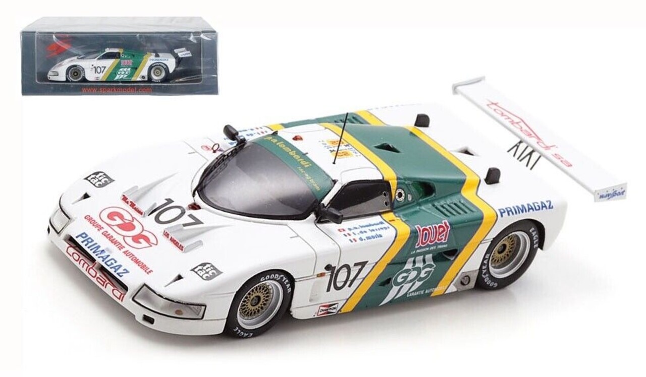 Spice Spice SE87C V8 3.3L #107 Team P.A.Lombardi 24H Le Mans 1990 - 1:43 - Spark