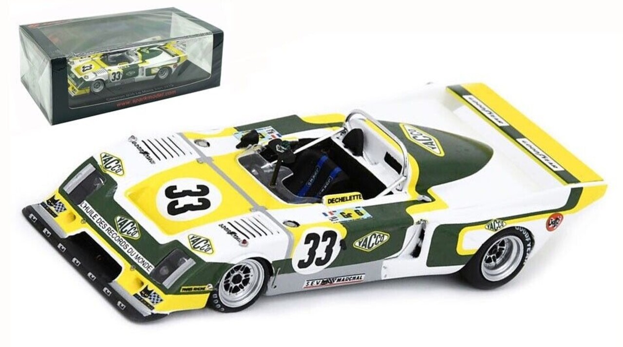 Chevron Chevron B36 #33 Team Societe Racing 24H Le Mans 1979 - 1:43 - Spark Chevron Chevron B36 #33 Team Societe Racing 24H Le Mans 1979 - 1:43 - Spark