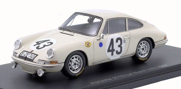 Porsche Porsche 911S #43 Team J. Franc 24H Le Mans 1967 - 1:43 - Spark Porsche Porsche 911S #43 Team J. Franc 24H Le Mans 1967 - 1:43 - Spark
