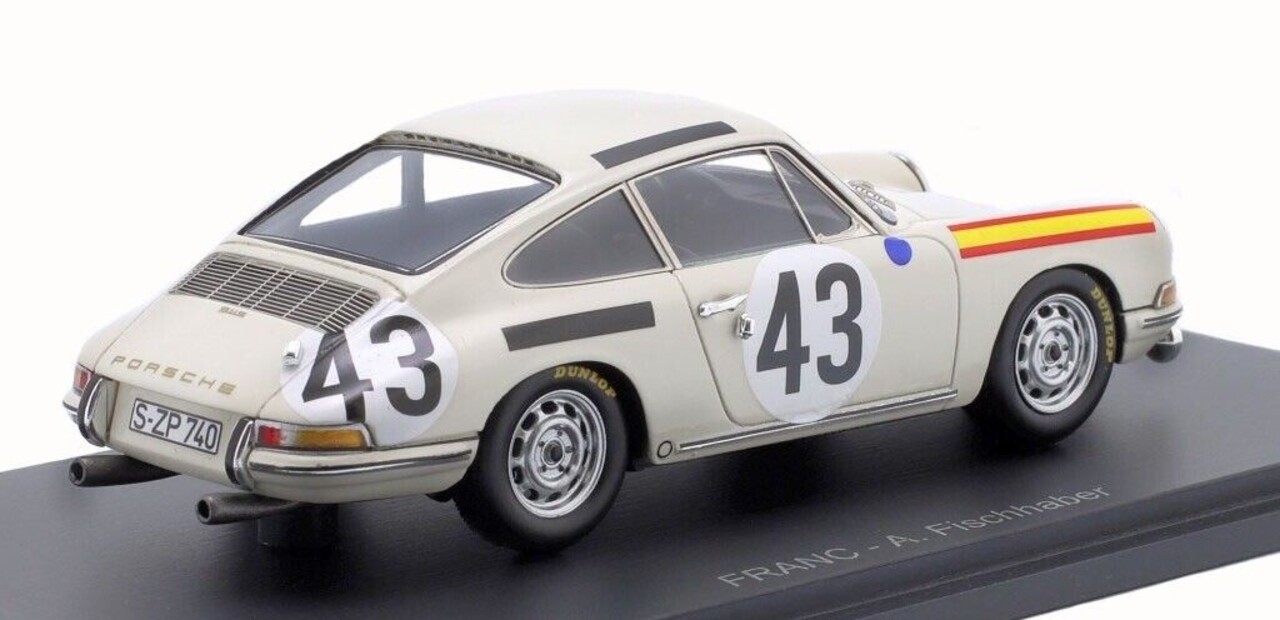 Porsche Porsche 911S #43 Team J. Franc 24H Le Mans 1967 - 1:43 - Spark Porsche Porsche 911S #43 Team J. Franc 24H Le Mans 1967 - 1:43 - Spark