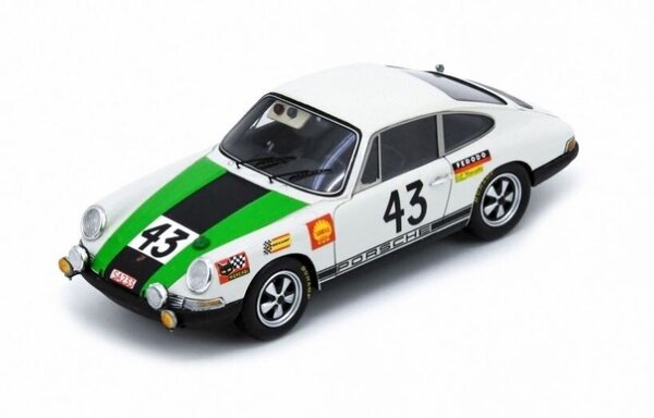 Porsche Porsche 911T #43 12th J-P Gabon 24H Le Mans 1968 - 1:43 - Spark Porsche Porsche 911T #43 12th J-P Gabon 24H Le Mans 1968 - 1:43 - Spark
