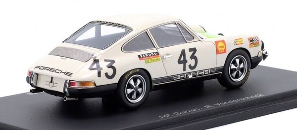 Porsche Porsche 911T #43 12th J-P Gabon 24H Le Mans 1968 - 1:43 - Spark Porsche Porsche 911T #43 12th J-P Gabon 24H Le Mans 1968 - 1:43 - Spark