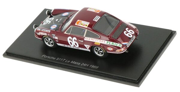 Porsche Porsche 911T #66 Team Esso Perier 24H Le Mans 1969 - 1:43 - Spark Porsche Porsche 911T #66 Team Esso Perier 24H Le Mans 1969 - 1:43 - Spark