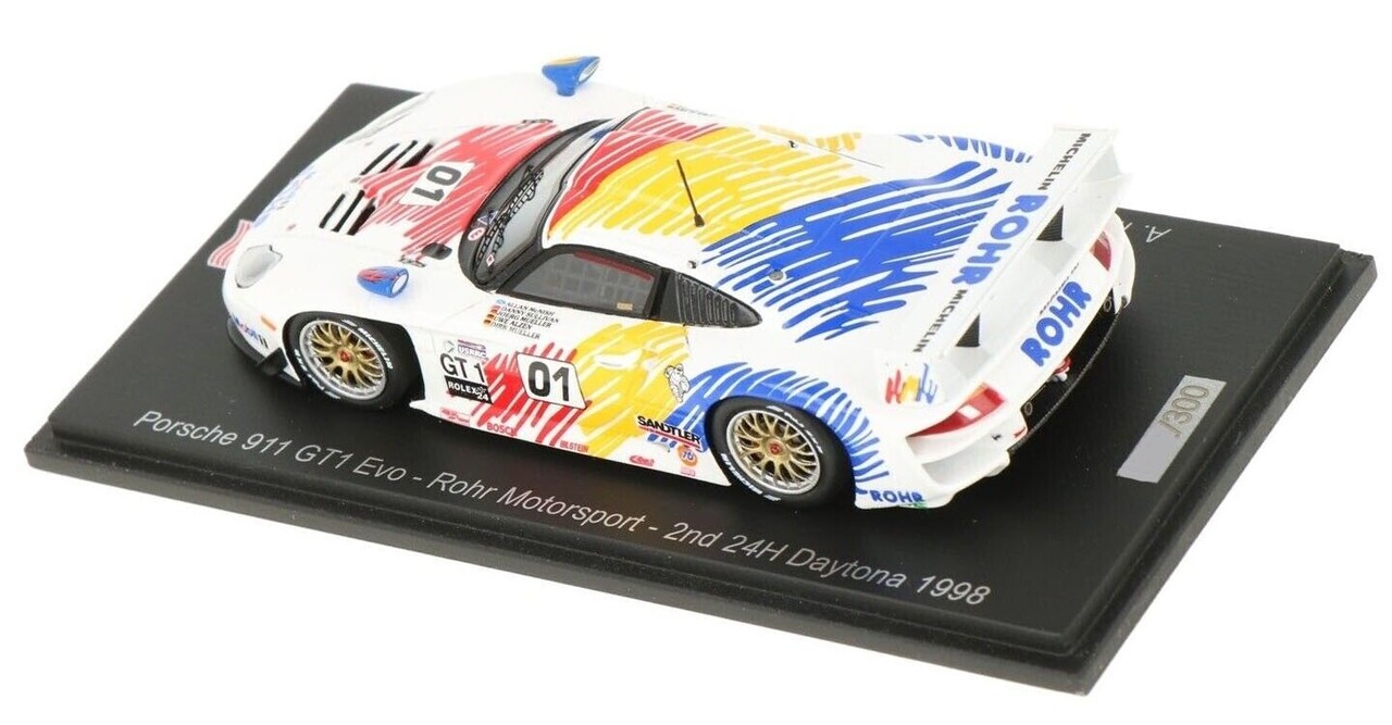 Porsche Porsche 911 GT1 EVO #01 2nd 24H Daytona 1998 - 1:43 - Spark Porsche Porsche 911 GT1 EVO #01 2nd 24H Daytona 1998 - 1:43 - Spark
