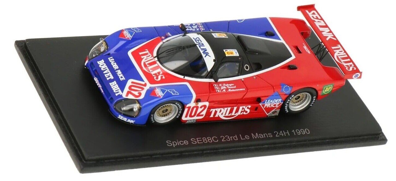 Spice Spice SE88C #102 Graff Racing 23rd 24H Le Mans 1990 - 1:43 - Spark Spice Spice SE88C #102 Graff Racing 23rd 24H Le Mans 1990 - 1:43 - Spark