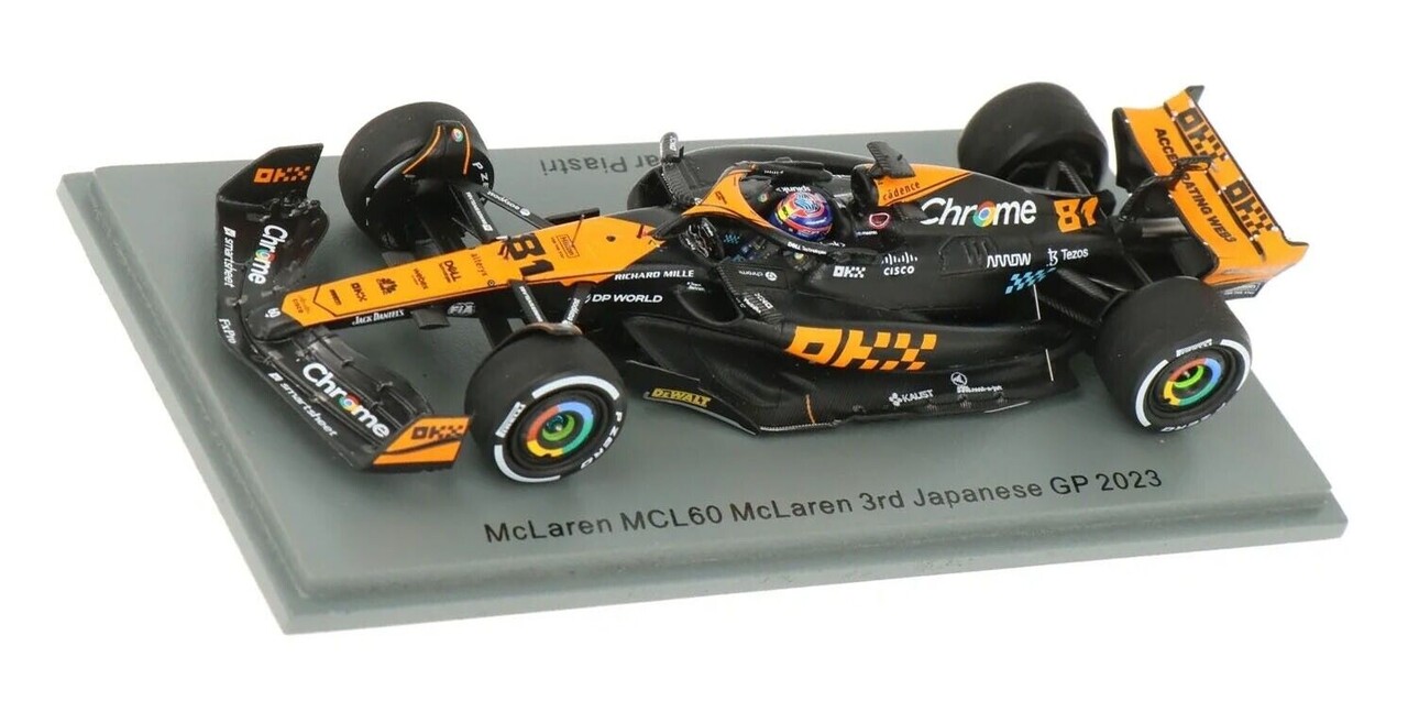 Formule 1 McLaren MCL60 #81 3rd GP Japan 2023- 1:43 - Spark Formule 1 McLaren MCL60 #81 3rd GP Japan 2023- 1:43 - Spark