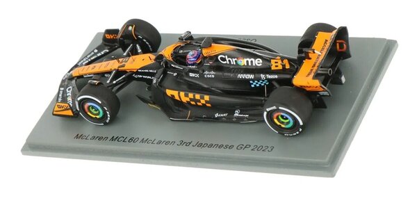 Formule 1 McLaren MCL60 #81 3rd GP Japan 2023- 1:43 - Spark Formule 1 McLaren MCL60 #81 3rd GP Japan 2023- 1:43 - Spark