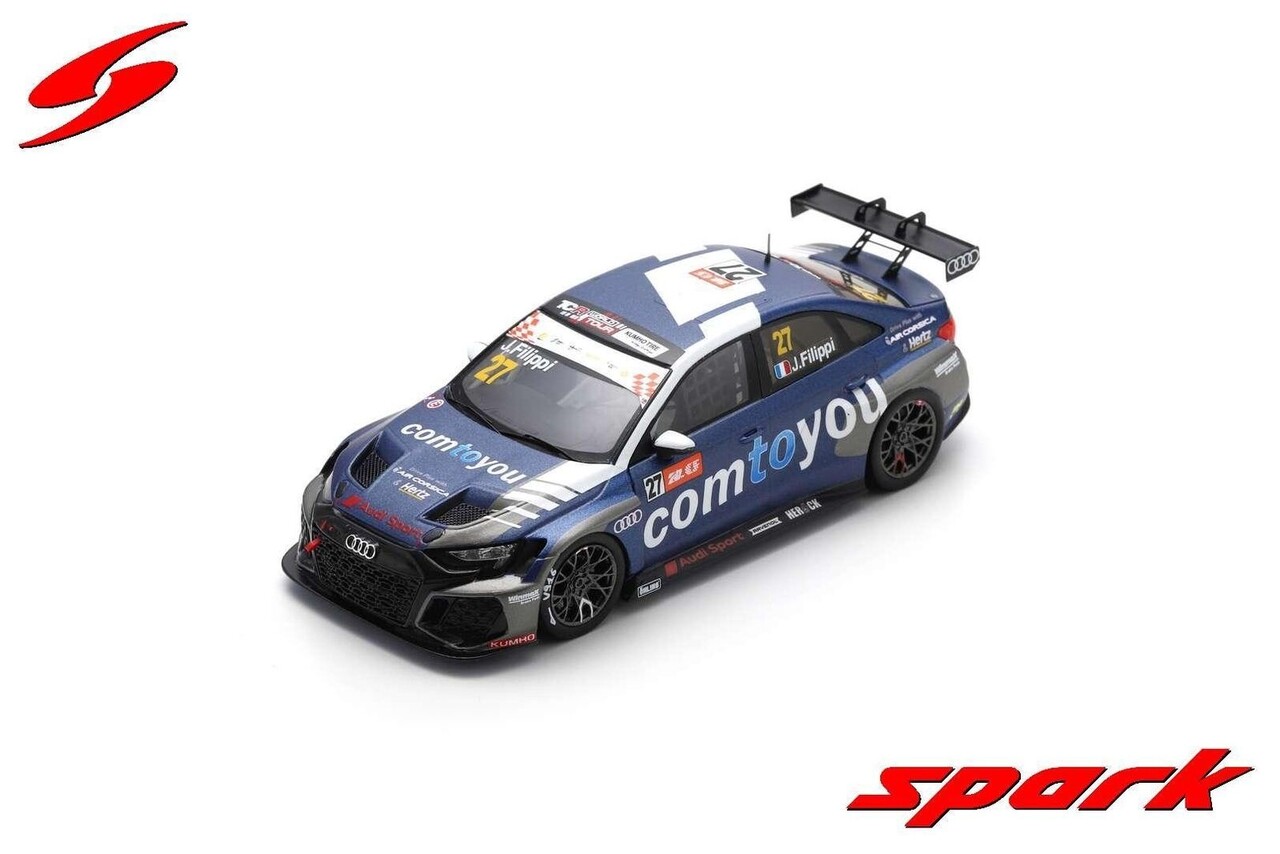Audi Audi RS 3 LMS #127 7th Race 2 World Tour Macau 2023 - 1:43 - Spark Audi Audi RS 3 LMS #127 7th Race 2 World Tour Macau 2023 - 1:43 - Spark