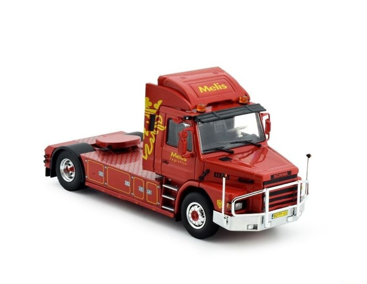 Scania Scania 3-serie Torpedo Dagcabine 4x2 'Melis' - 1:50 - Tekno Scania Scania 3-serie Torpedo Dagcabine 4x2 'Melis' - 1:50 - Tekno